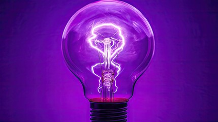 purple ultra violet light