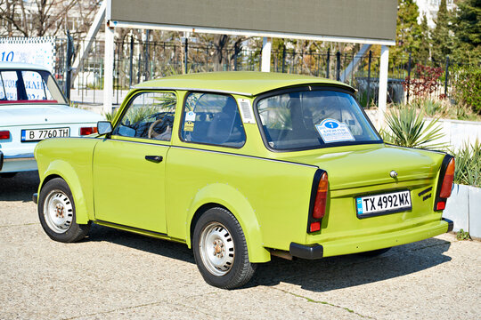 Varna, Bulgaria, March 23, 2024; Retro car Trabant 601 S