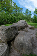 Prehistoric grave monuments, the Hunebeden, adorn the Drenthe Highlands