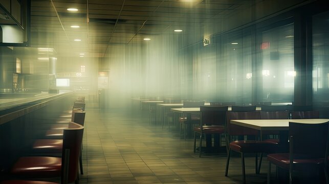 focus blurred empty interior