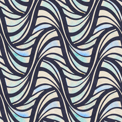 Abstract seamless pattern with watercolor drawing