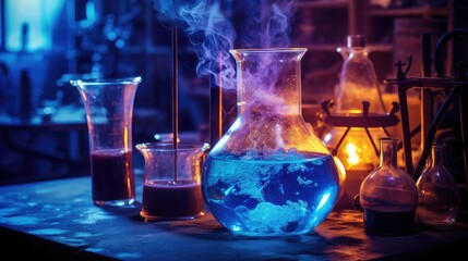 research chemistry beaker