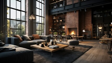 apartment industrial lighting