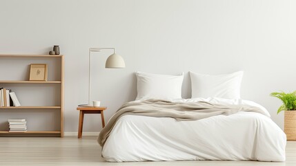 soft blurred neutral interior design