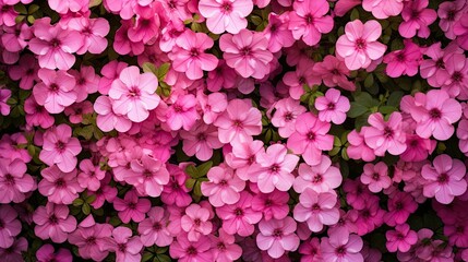 Fototapeta premium circular pink flowers border
