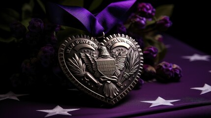 military purple heart award