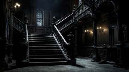 shadow dark stairwell