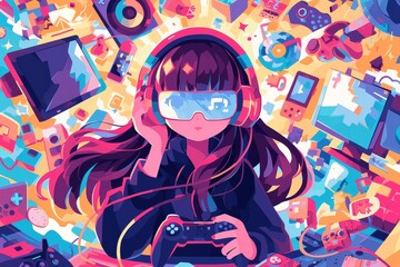 Digital Gaming Enthusiast: Immersed in Virtual Realms