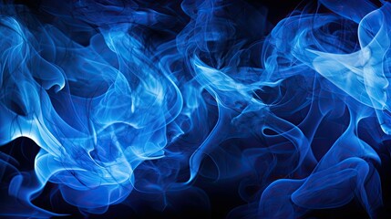 Obraz premium dynamic blue flame background