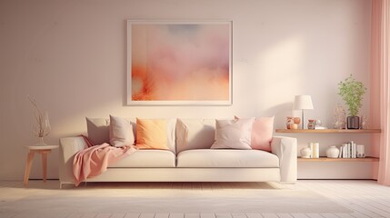 focus blurred trendy interior design
