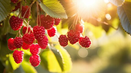 berries red raspberry fruit