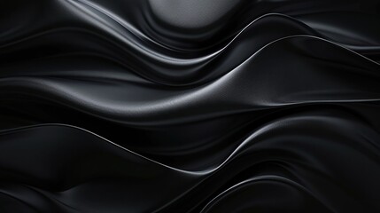 Obraz premium Modern Black abstract background design. Generative Ai