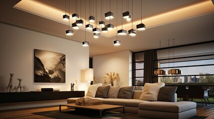 Naklejka premium recessed ceiling lighting