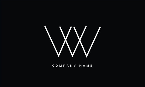 WW, WW Abstract Letters Logo Monogram