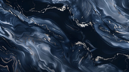 Navy Marbled Background