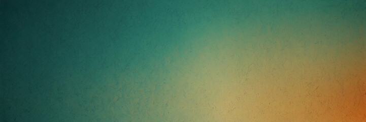 Fototapeta premium Abstract gradient background with a grungy texture blending from blue to orange