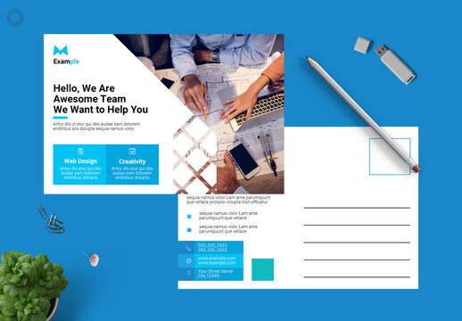 New Post Card Layout