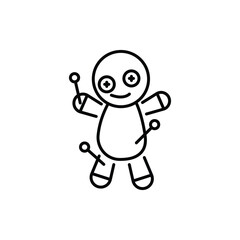 Voodoo Doll vector icon