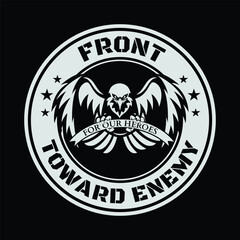 Obraz premium power eagle t shirt design 