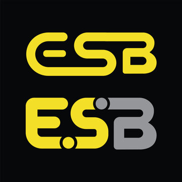 esb logo design icon illustration