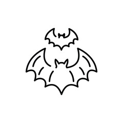 Bat vector icon