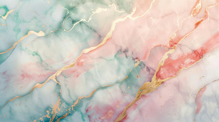Pastel Watercolor Marble