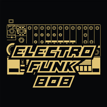 electronic t shirt design illustration 