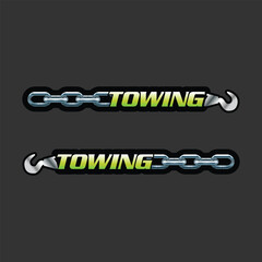 towing gear logo design icon 