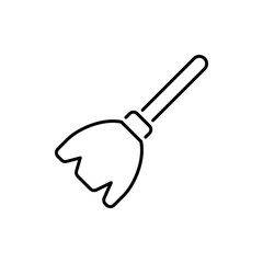 Magic Broom vector icon