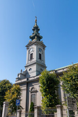 View of the Tower of St. Michael's Cathedral, Belgrade