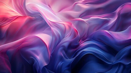 Obraz premium Intense purple and blue liquid waves create a mesmerizing background texture for digital projects.
