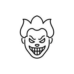 Clown vector icon