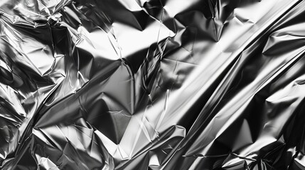 shiny silver foil texture background for elegant design high resolution photo