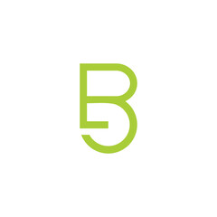 letter re round abstract logo vector