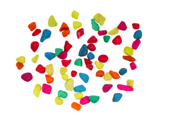 abstract Colorful pattern isolated on a transparent background