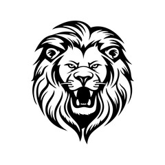 Obraz premium lion head vector