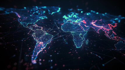 Global connectivity; the digital map of interconnected futures.