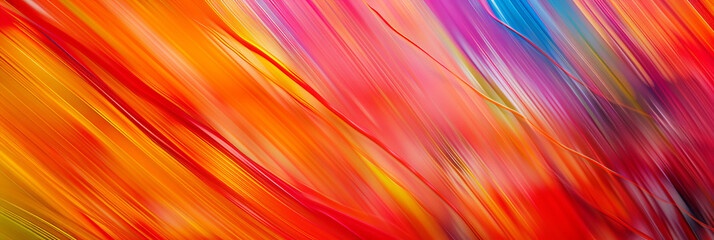 Fototapeta premium Vivid Abstract Background with Dynamic Colorful Lines in Red, Orange, and Blue Hues