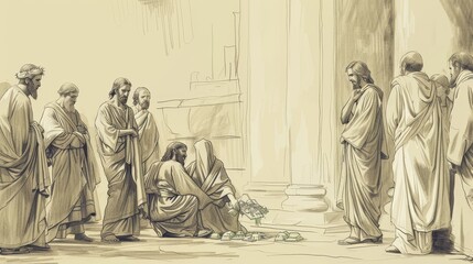 Righteous Anger and Purity: Jesus Cleansing the Temple, Biblical Illustration