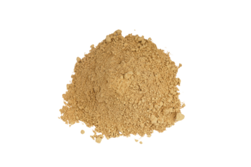Grain powder isolated on a transparent background