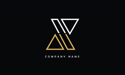X, X Abstract Letter Logo Monogram