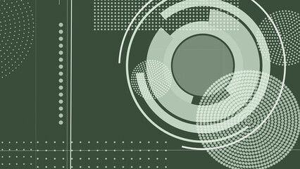 black and white abstract background with circles