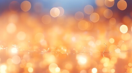 Abstract blurred bokeh background,Warm light,Copy space,Christmas concept