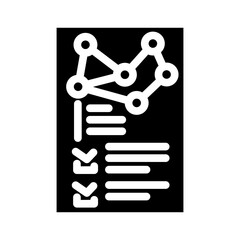 requirement gathering analyst glyph icon vector. requirement gathering analyst sign. isolated symbol illustration