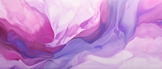 Fototapeta premium Purple and pink abstract marble background with copy space,
