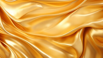 Fototapeta premium Smooth golden foil texture, bright and shiny, perfect for design elements,