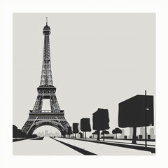 A stunning travel destination image featuring the iconic Eiffel Tower.