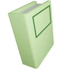 Cute And Attractive Book Stationery 3D Icon