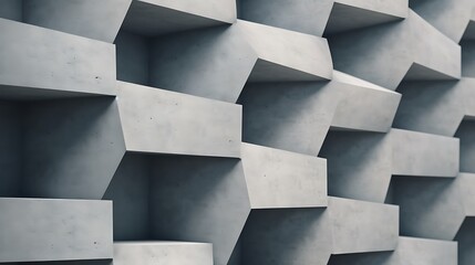 Abstract background, concrete building close-up