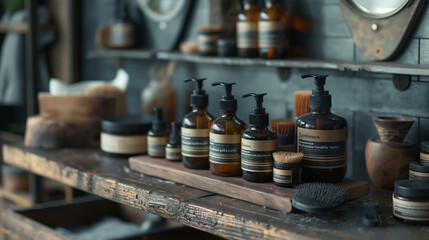 Showcasing a wide range of skin care products designed for men.